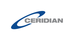 Ceridian logo, Payroll Processing and HRIS Management Software